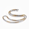304 Stainless Steel Snake Chain Necklaces NJEW-F248-01B-GP-1