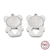Rhodium Plated 925 Sterling Silver Pendants STER-C003-12P-1