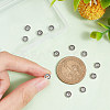 12Pcs Tibetan Style Sterling Silver Spacer Beads STER-BC0001-80-3