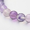 Natural Fluorite Beaded Stretch Bracelets X-BJEW-F202-05-2