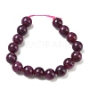 Dyed Natural Malaysia Jade Beads Strands G-G021-01D-06-4