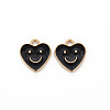 Alloy Enamel Charms ENAM-T016-12B-RS-2