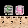 Acrylic European Beads MACR-I042-01F-3