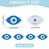 16Pcs Computerized Embroidery Cloth Iron on/Sew on Patches DIY-MA0006-78-2