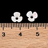 UV Plating Opaque Acrylic Bead Cap OACR-K001-39K-3