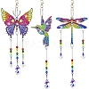 Butterfly/Humming Bird/Dragonfly DIY Diamond Painting Sun Catcher Kits WG21135-01-1