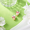 2Pcs Handmade Lampwork Bumpy Beads LAMP-TA0002-51A-5