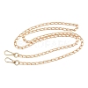 Alloy Twisted Chain Bag Chains X-AJEW-H145-86G-3