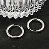 202 Stainless Steel Huggie Hoop Earrings EJEW-F111A-16mm-P-3