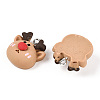 Christmas Theme Opaque Resin Pendants RESI-N039-103-2