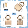 6Pcs Zinc Alloy Bag Buckles FIND-GF0006-89B-2