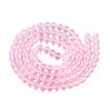Baking Paint Transparent Glass Beads X1-DGLA-N006-8mm-01-2