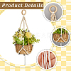 Wooden Plant Rack AJEW-WH20816-032C-5