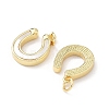 Brass Pave Natural White Shell Pendants X-KK-B141-09G-2