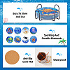 5D DIY Diamond Painting Cup Mat Kits DIY-TAC0021-09C-4