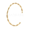 304 Stainless Steel Cuff Bangles BJEW-C102-01G-2