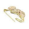 Whale Alloy Enamel Charms Safety Pin Brooch JEWB-BR00132-4