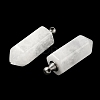Natural & Synthetic Mixed Gemstone Perfume Bottle Pendants G-H332-09P-3