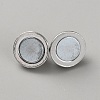 Iron Magnetic Clasps with Loops IFIN-TAC0007-04P-2