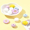 5 Styles Food Grade Eco-Friendly Silicone Beads SIL-FS0001-24-10