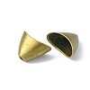 Tibetan Style Alloy Triangle Apetalous Bead Cones TIBE-5212-AB-FF-3