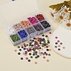 1500Pcs 10 Colors Dark Colors Handmade Polymer Clay Beads CLAY-YW0001-37B-7