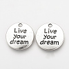 Tibetan Style Alloy Pendants TIBEP-Q078-18AS-NR-1