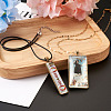 DIY Rectangular Pendant Making Kits DIY-TA0008-91-8