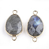 Natural Labradorite Links connectors X-G-S344-02A-2
