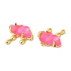 Translucent Resin Pendants KK-C023-04A-2