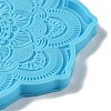 DIY Mandala Flower Shape Coaster Silicone Molds DIY-G083-06B-3