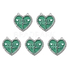 Alloy Enamel Split Pendant ENAM-YW0003-81I-1