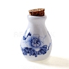 Peony Pattern Handmade Porcelain Essential Oil Empty Perfume Bottle PW-WG78122-03-1