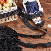 Polyester Pleated Elastic Lace Trim DIY-WH0656-82B-5