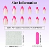 ABS Plastic Full Cover Press On False Nails DIY-CJC0006-12B-2