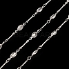 Brass Horse Eye Link Chains CHC-M025-36S-1