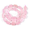 Natural Madagascar Rose Quartz Beads Strands G-T138-12-3