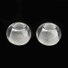 Transparent Resin European Beads RESI-D070-01-1