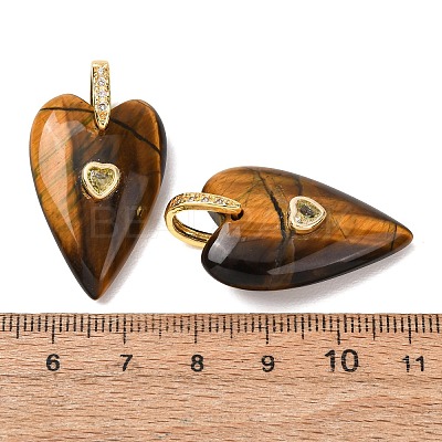 Natural Tiger Eye Pendants GG-CBA51ED-03G-07-1
