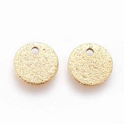 Ion Plating(IP) 304 Stainless Steel Charms STAS-E455-02G-8mm-1