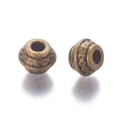 Tibetan Antique Bronze Metal Lead Free & Nickel Free & Cadmium Free X-MLF0586Y-NF-1
