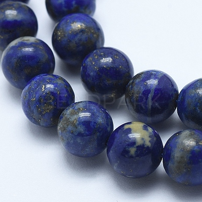 Natural Lapis Lazuli Beads Strands G-E483-17-8mm-1