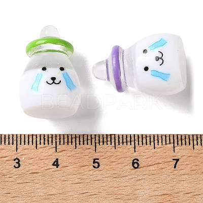 Resin Puppy Feeder Ornaments RE-CBAF175-01-1