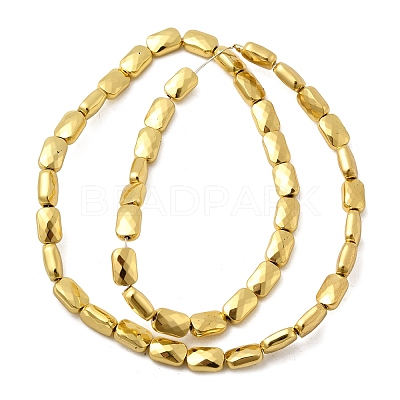 Electroplate Glass Beads Strands EGLA-F166-18G-1
