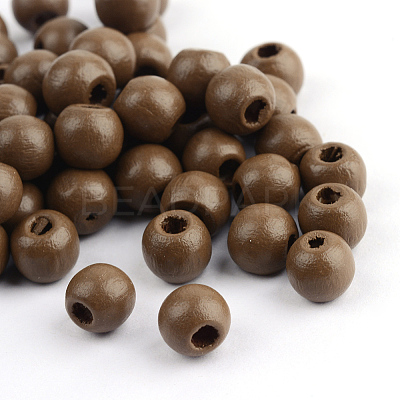 Natural Wood Beads WOOD-S662-9x10mm-A04-1