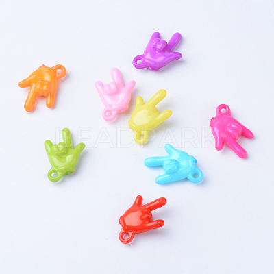 Opaque Acrylic ASL Pendants X-SACR-S202-23-1