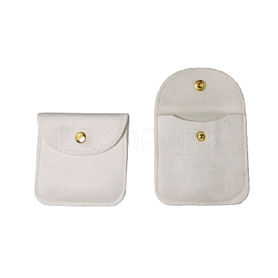 Velvet Jewelry Storage Bags with Snap Button LS-PW-WG79118-08-1