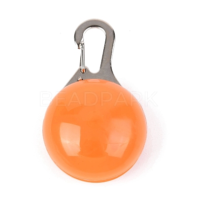 Plastic & Iron LED Collar Light AJEW-P080-01-1