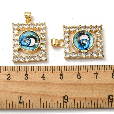 Golden Brass Pendants KK-L209-006G-06-1