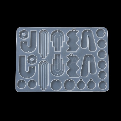 DIY Pendant Silicone Molds DIY-G091-05A-1
